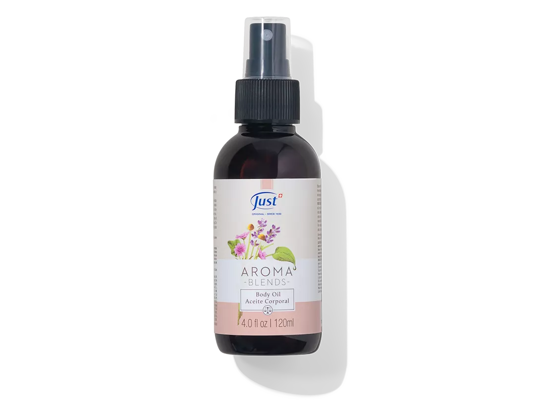Aromablends - Aceite Corporal de Just, presentación de 120 ml