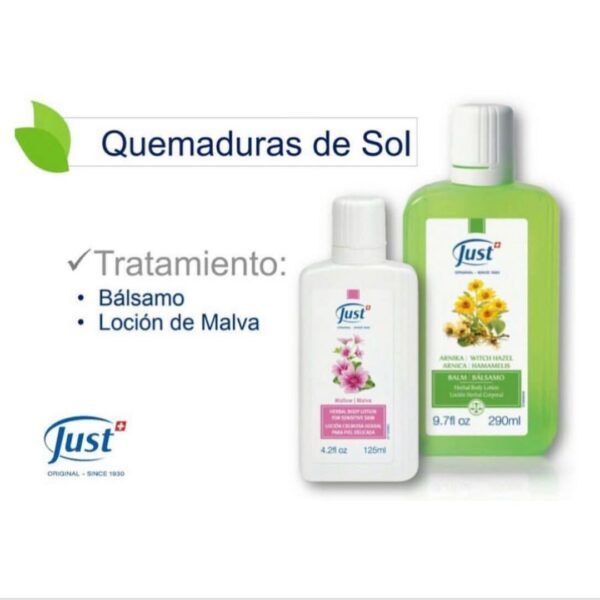 Balsamo de Arnica para quemaduras del sol