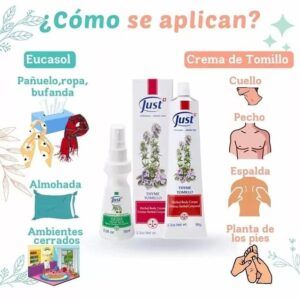 Como se aplican la Crema de Tomillo y el Eucasol